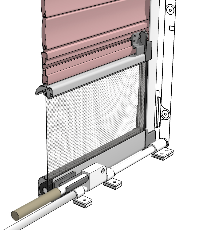 3 flip mosquito Bettio to file with central shutter lever