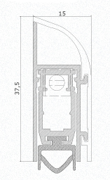 comaglio 1450 draft excluder for door from you