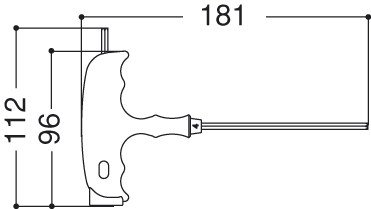 Key for hexagonal screw