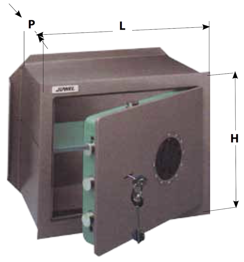 Juwel wall safes series 48 Keycombi