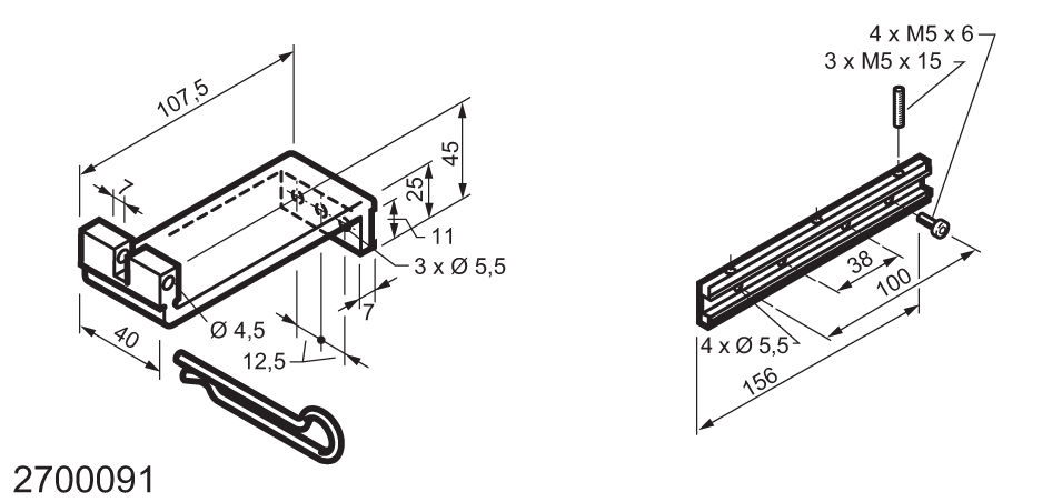 Universal Kit for Fitting Bottom-Hinged Windows WAY Mingardi