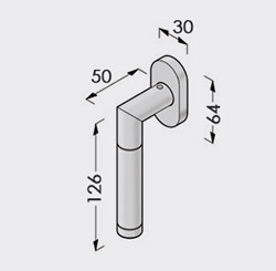 Window handle DK Tropex Edinburgh