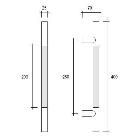 pba YOD.501.0025 handle measures