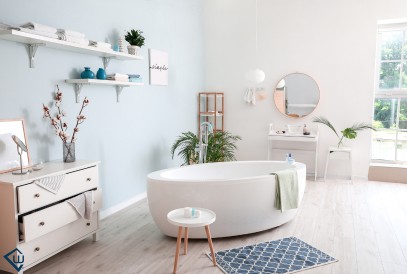 How to furnish a bathroom? Guide with 15 rules to know