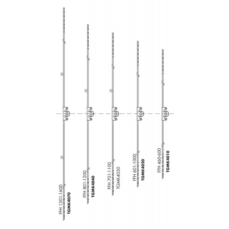 Cremonese Hardware Siegenia Titan 15 AF GM