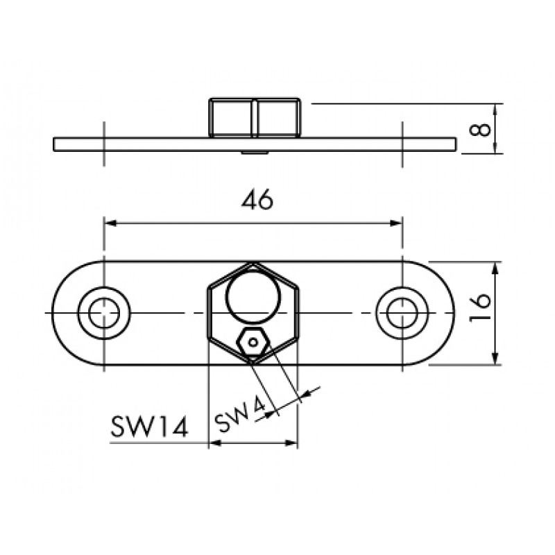 Support Magnet EU Siegenia Titan DF / MN