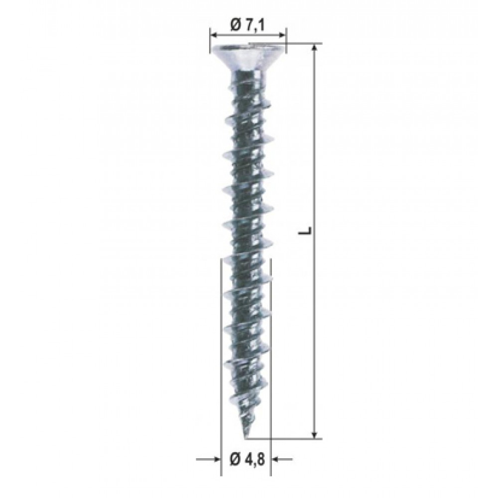 Replacement screws for Hardware Various Sizes 1000pz HEICKO Segatori