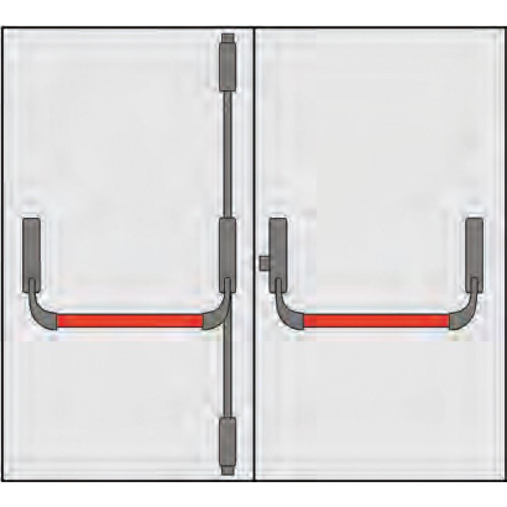 Composition Handle Panic Omec x Doors to two doors; Three Points Closing