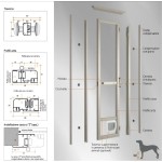 Alice Bettio Mosquito Net Hinged Door with Return Spring