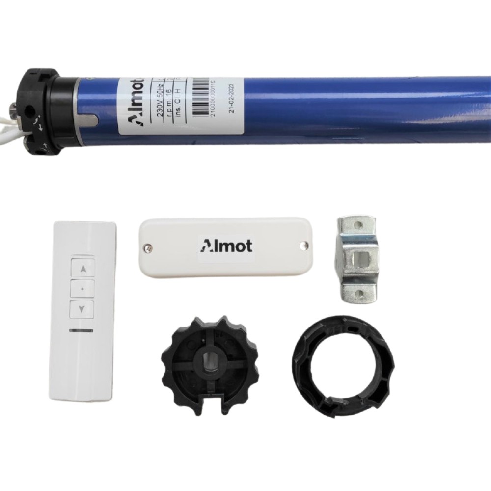 Almot SUN1A Radio Motor Kit for Awnings 50 Nm Made in Italy