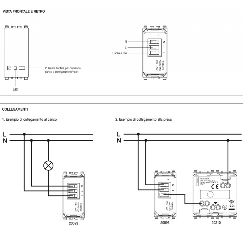 Connected Actuator IoT 16A 14593 Plana Vimar