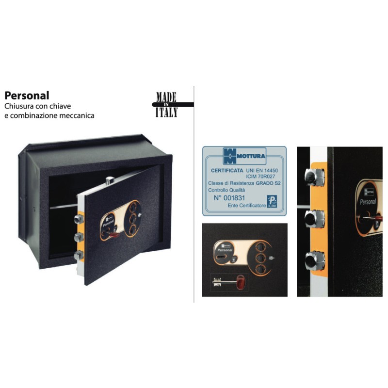 Mottura Safe Personal 112320 To be Built in with Key