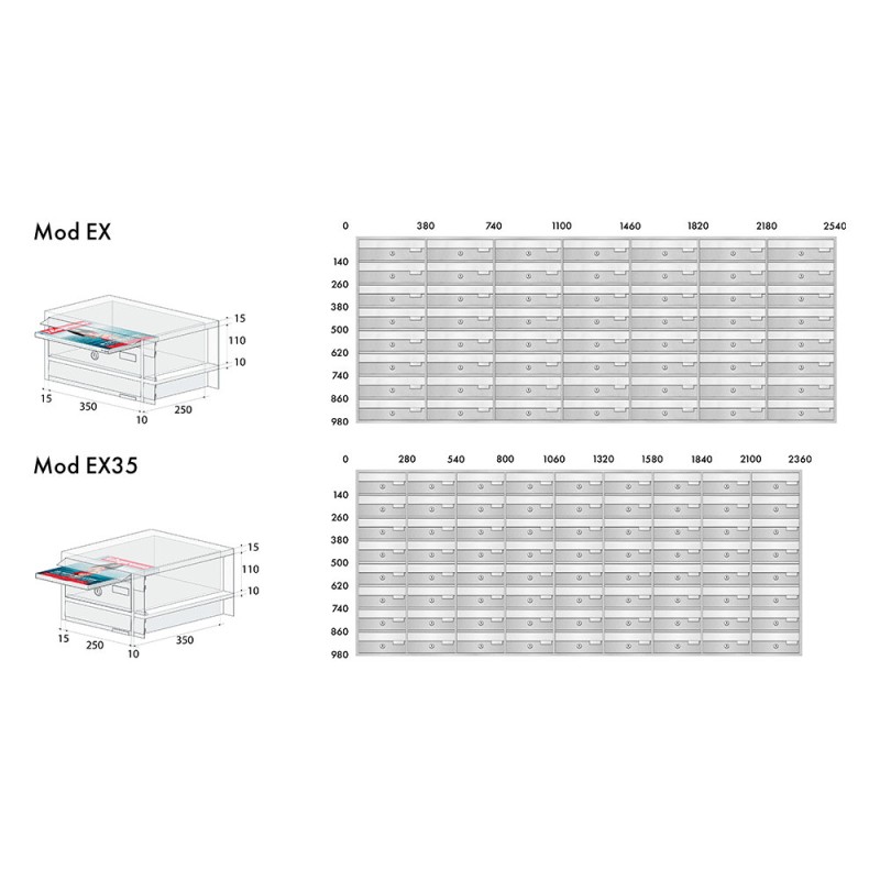External Mailboxes for Condominiums EX - EX35