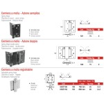 Adem Spring Hinge Single or Double or Adjustable Action