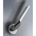 Chic Arieni Door Handle on Round Rosette Made in Italy