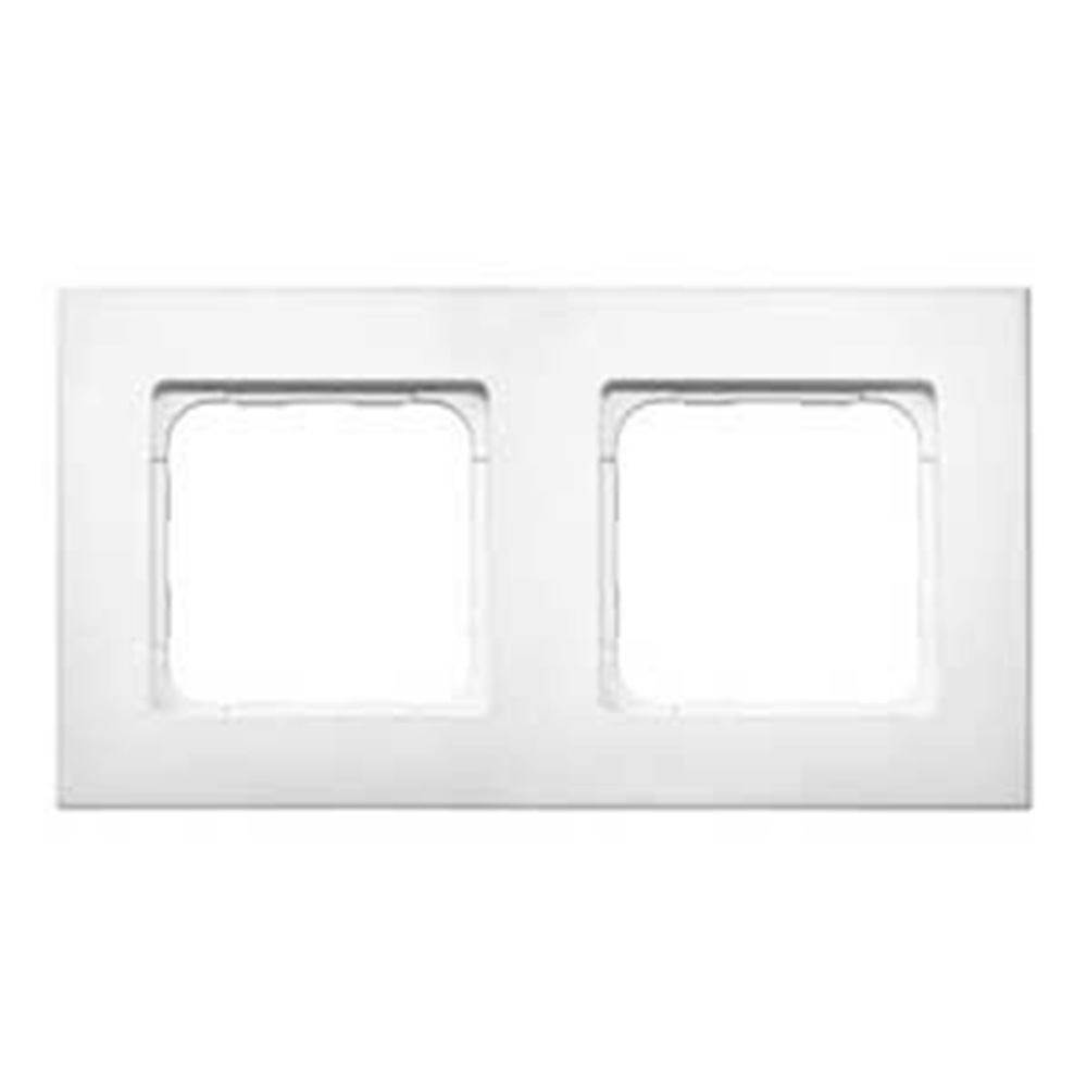 Double White Frame for Smoove Somfy Control Modules