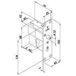 Solenoid Lock with Integrated Electronics Opera 21616 Quadra Series