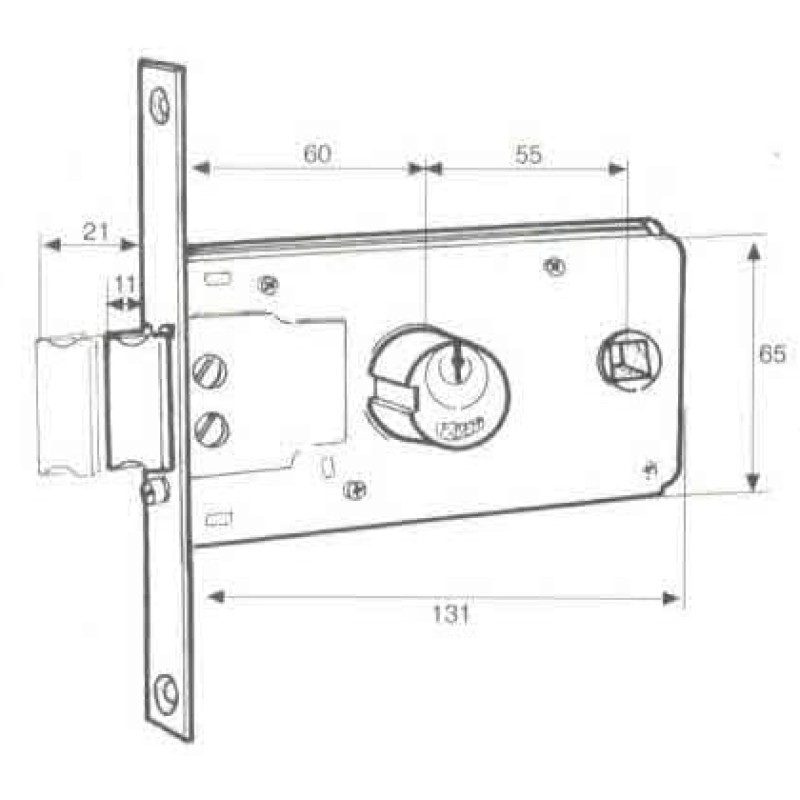 901 Lock to Thread to Strap Round Cylinder FASEM