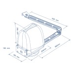 IBIS VDS Automation for Swing Gate with Articulated Arm