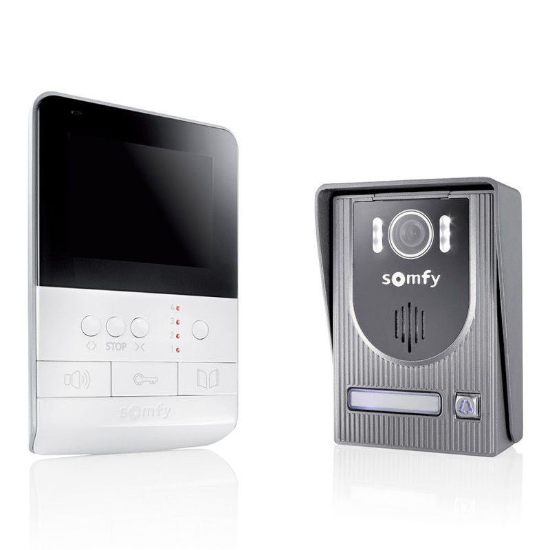 Somfy White V100 Digital Video Intercom Kit