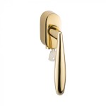 DK Reguitti Alisè Window Handle with Choice of Brass Finish