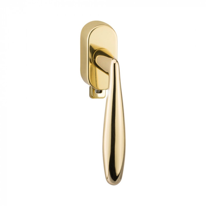 DK Reguitti Alisè Window Handle with Choice of Brass Finish