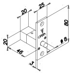 Micro Solenoid Lock With Latch Fail Safe 20911XSA-12 Quadra Series Opera