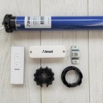 Awning Motor with 5 Channel Remote Control and Radio Sun-Wind Sensor