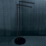 Bathroom Floor Stand Italian Design Mini B4038 with Two Towel Holders