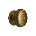 Fixed Decorated Knob in Anodized Aluminum Saguatti 161