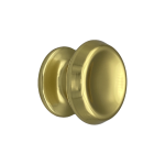 Fixed Carved Knob for Door in Anodized Aluminum Saguatti 166