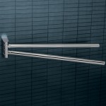 Bathroom Towel Holder with Hinged Base Colombo Design Mini B4012