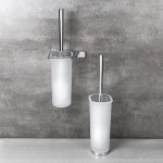 Toilet Brush Holder - Colombo Design Alizé - Freestanding or Wall-hung