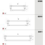 Bathroom Towel Holder Colombo Design Forever Various Sizes