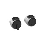 12 Knob PremiApri for Bathrooms Tubular Lock with Button Nova Series Meroni