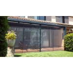 SharkNet Central Opening Pleated Flyscreen 04 for Balconies and Patio Doors