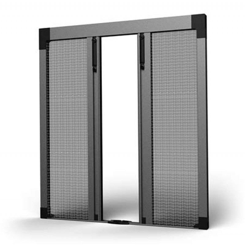 SharkNet Central Opening Pleated Flyscreen 04 for Balconies and Patio Doors