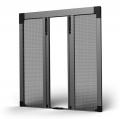 SharkNet Central Opening Pleated Flyscreen 04 for Balconies and Patio Doors