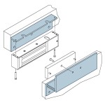 Z Mounting Bracket 03701 Opera for Electromagnets Series 136 137