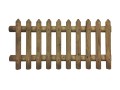 Garden Wooden Fence Losa Various Shapes