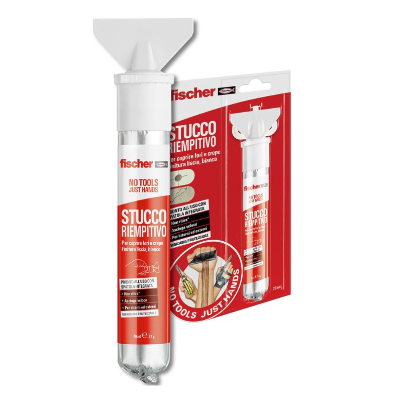 Fischer Filler to Cover Holes and Cracks Smooth Finish