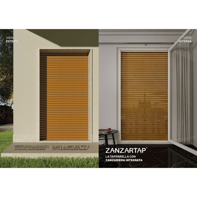 PVC Shutter with Mosquito Net ZanzarTap 40 Roller shutter against Mosquitoes