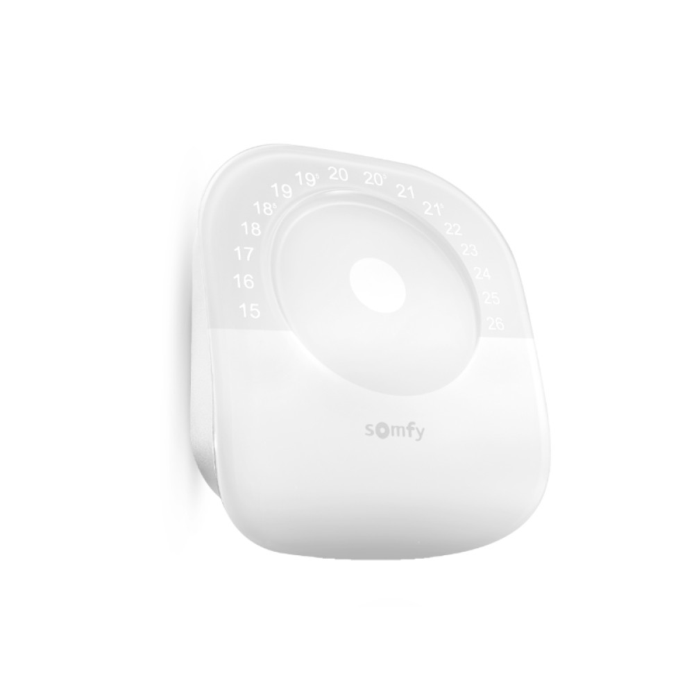 Somfy Wired Connected Thermostat Temperature Regulation