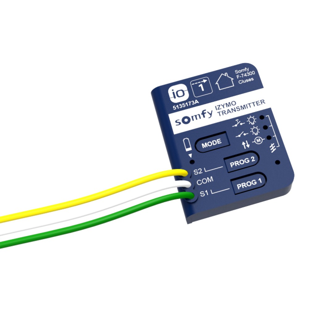 Somfy Izymo IO Transmitter to Create Smart Wifi Switches