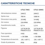 UTILE VDS Automation for Garage Trailed Gearmotor 24V