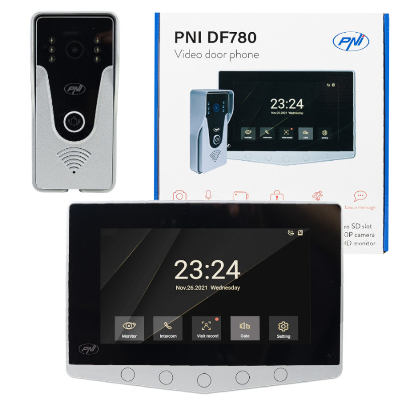 PNI DF780 Video Intercom with Monitor and Touch Screen 1080p