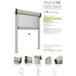 Mistral Rami Mosquito Net Vertical for Window Click Clak Adjustable Telescopic