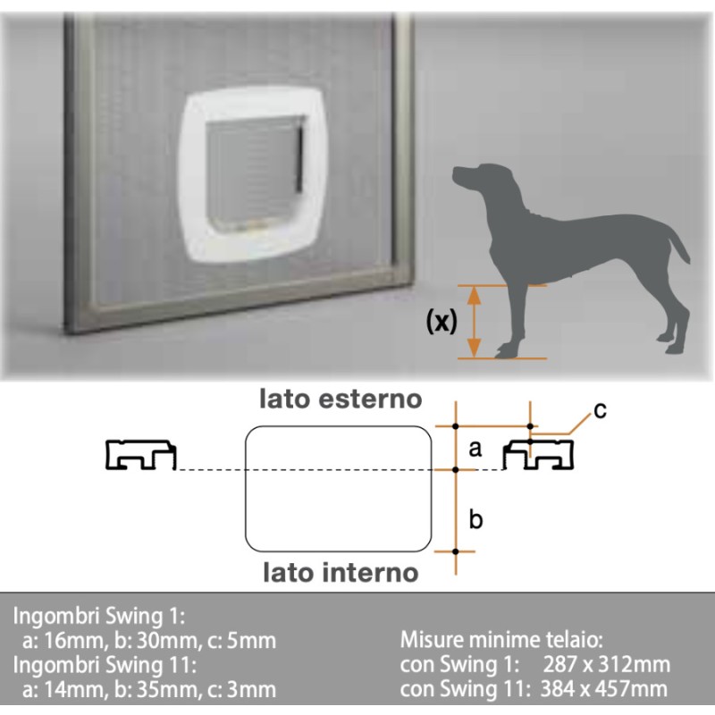 Mosquito Net Fixed Frame in Aluminum Bettio